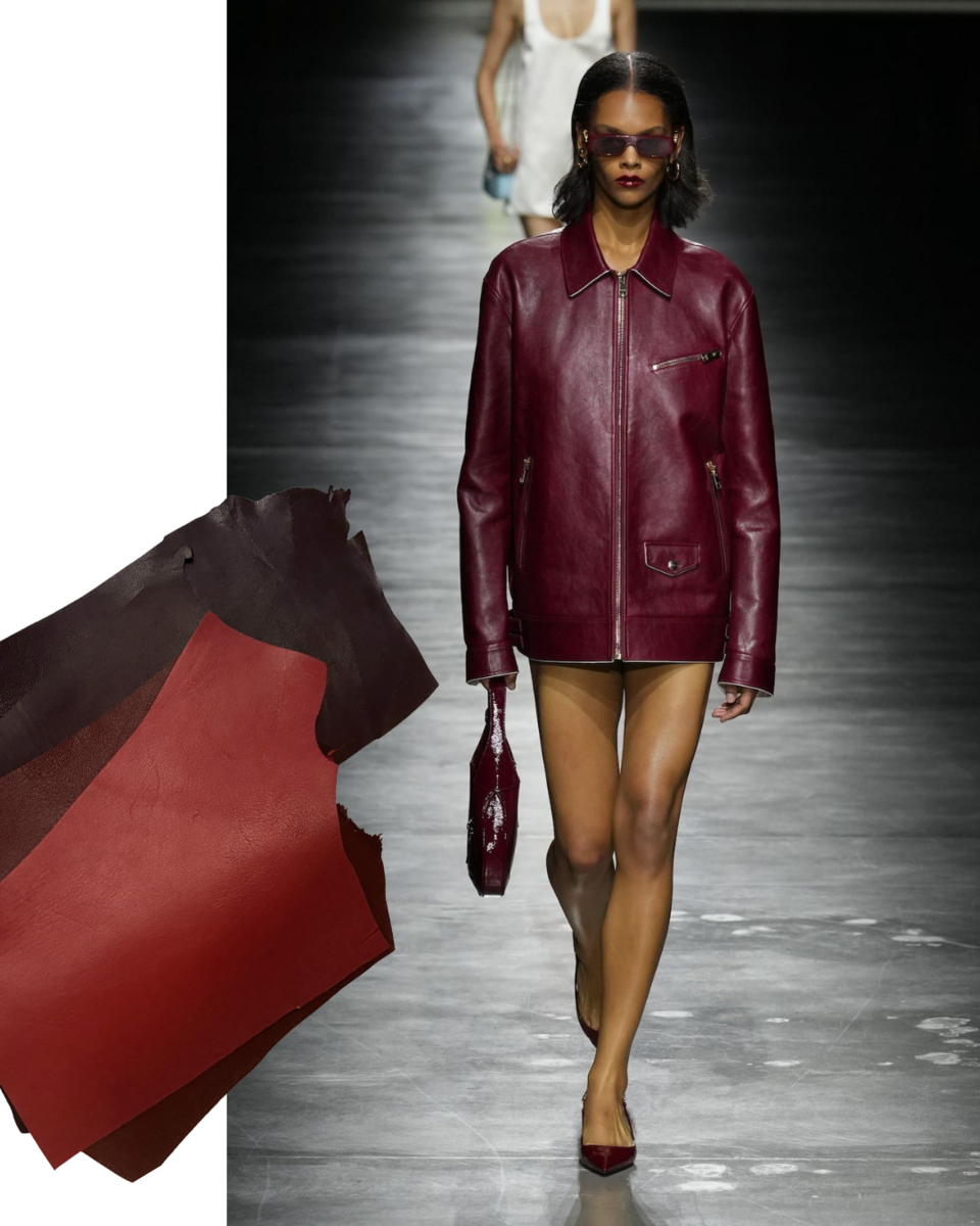 Gucci leather jacket