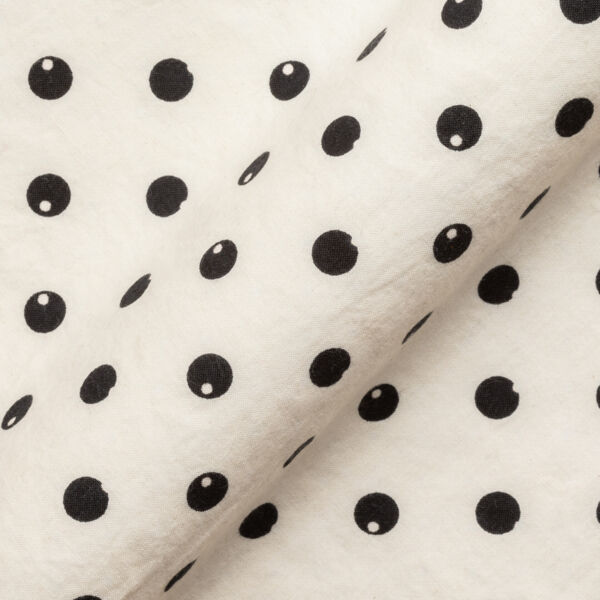 Light Cotton polka dots 1cm