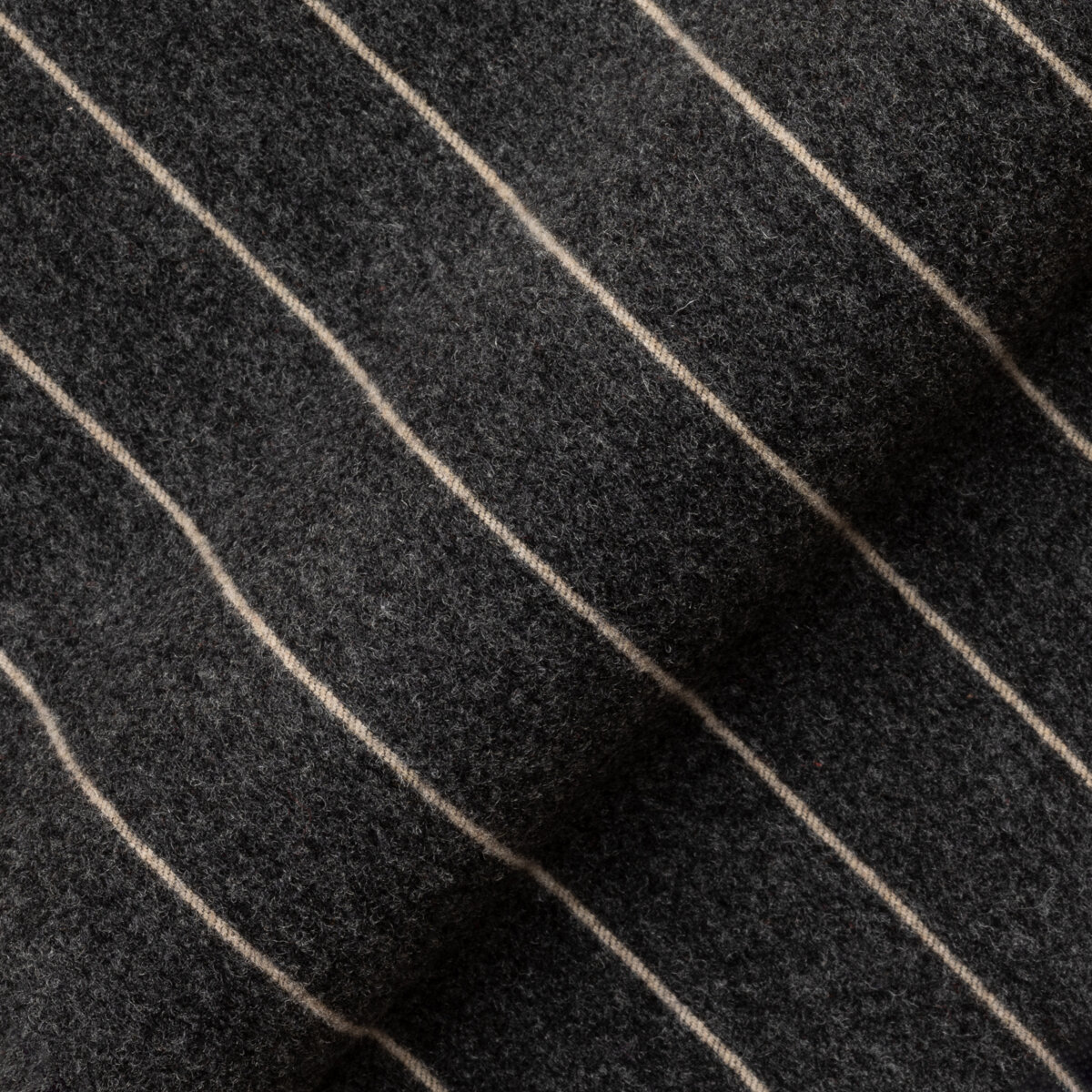 Soft wool with pinstripes