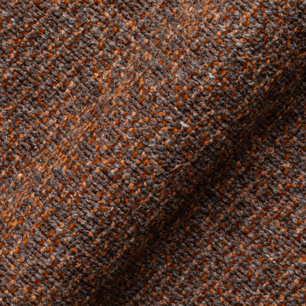 Structured Linen Tweed effect Orange