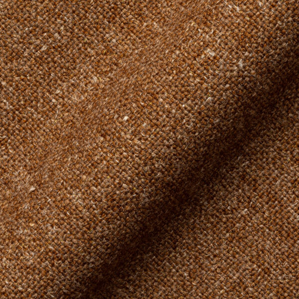 Soft woven melange fabric cognac