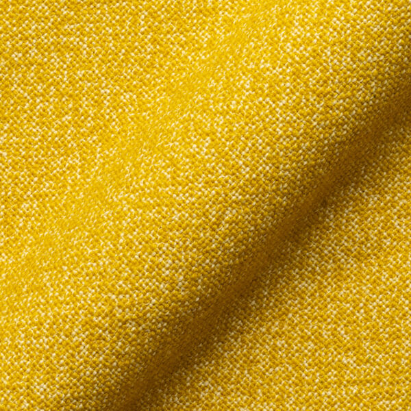 Soft woven melange fabric yellow