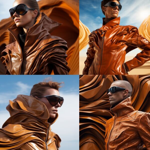 Very soft nappa leather Jacket cognac AI