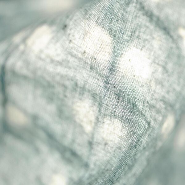 Natural light aqua green fabric 