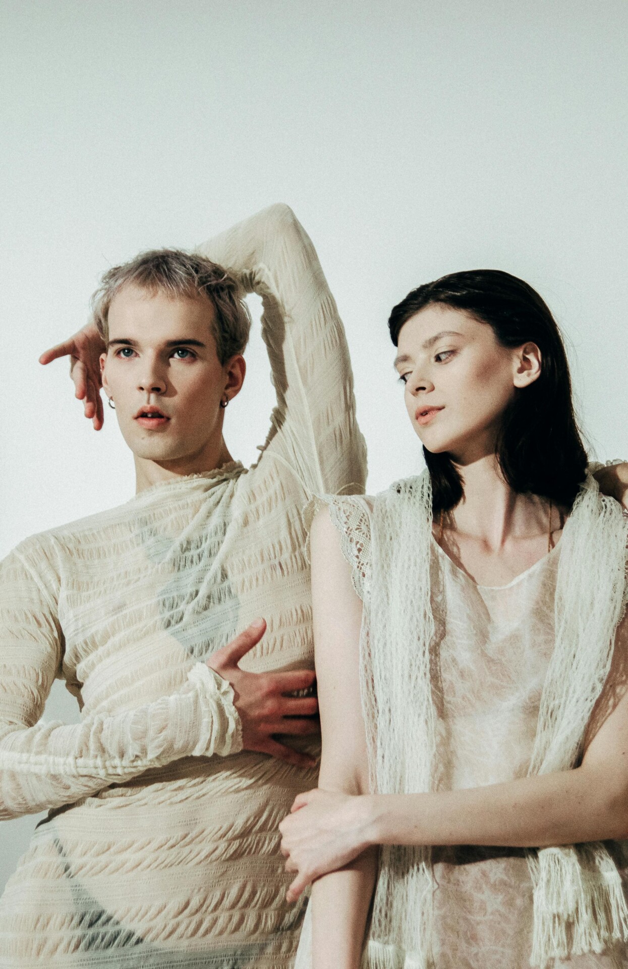 Soft dresses in natural color