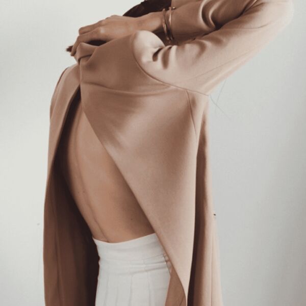 Back-cut women blazer