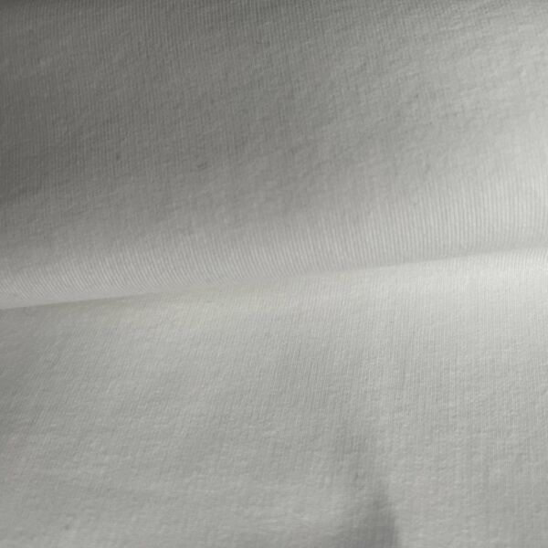 Elastic organic cotton fleece fabric