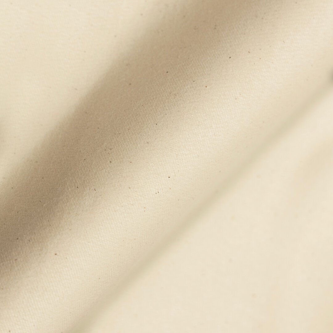 Cotton blend, light and compact, cream Denim