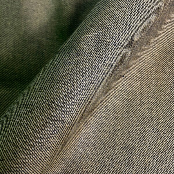 Cotton indigo Denim with Reverse side